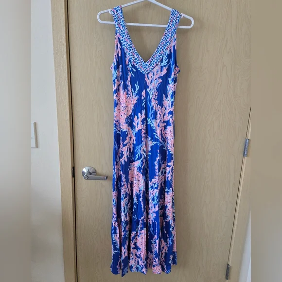 NWT Lilly Pulitzer Madsen Midi Dress (XS) - Picture 4 of 6